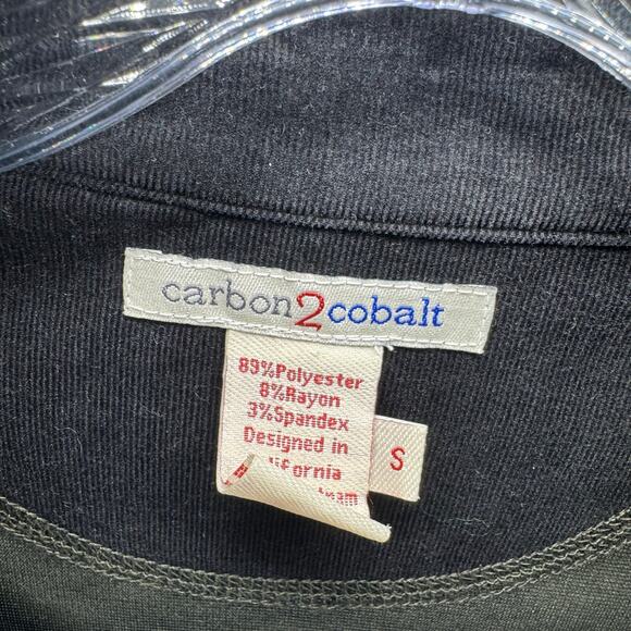 carbon2cobalt Men’s Long Sleeve Button Neck Pullover Dark Green Size S Casual - Picture 2 of 6